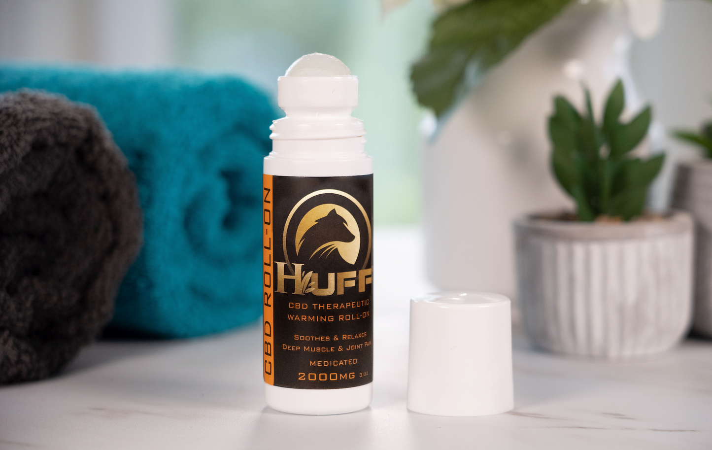 Huff Hemp | Heating Roll-On 2000mg - HUFF HEMP